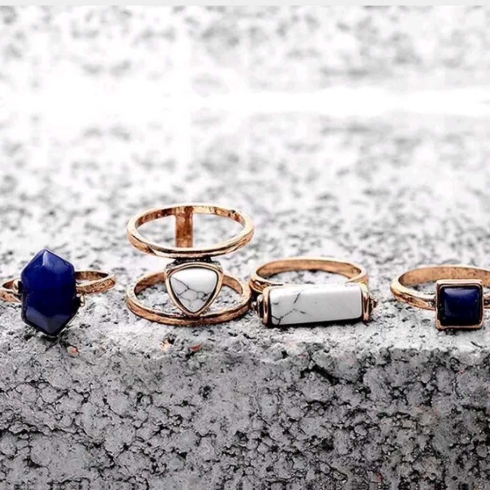 1 LEFT 🎀3/$22🎀 Stone Ring Set - Picture 3 of 5
